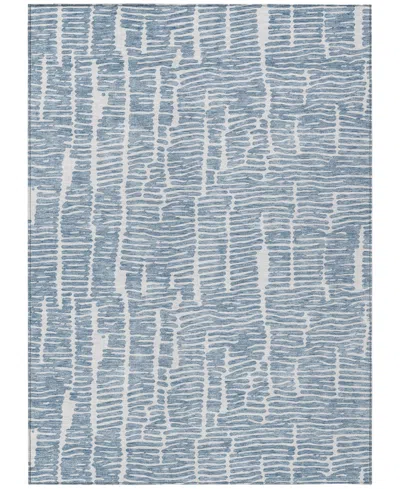 Addison Chantille Machine Washable Acn830 8'x10' Area Rug In Blue