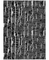 Addison Chantille Machine Washable Acn830 9'x12' Area Rug In Black