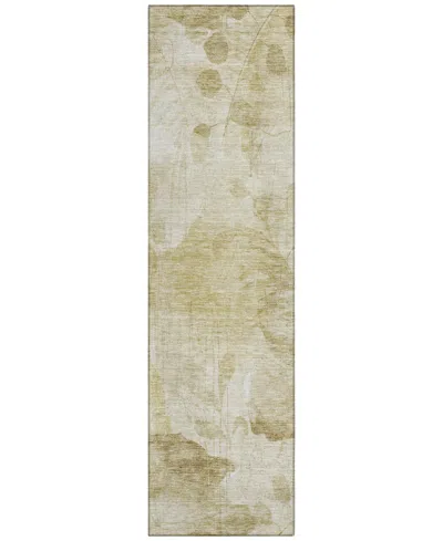 Addison Chantille Acn832 2'3"x7'6" Runner Area Rug In Beige
