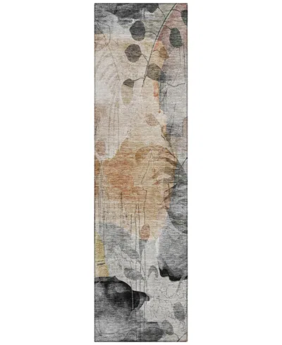 Addison Chantille Acn832 2'3"x7'6" Runner Area Rug In Terracotta