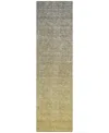 Addison Chantille Acn833 2'3"x7'6" Runner Area Rug In Gold