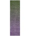 Addison Chantille Acn833 2'3"x7'6" Runner Area Rug In Purple