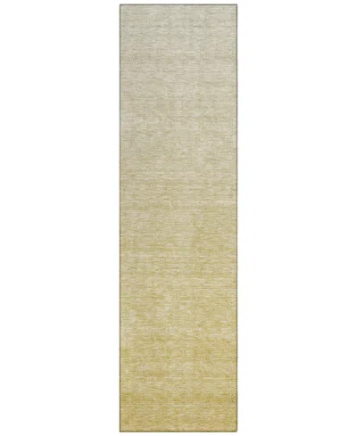 Addison Chantille Acn833 2'3"x7'6" Runner Area Rug In Wheat