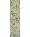 Addison Chantille Acn834 2'3"x7'6" Runner Area Rug In Sage