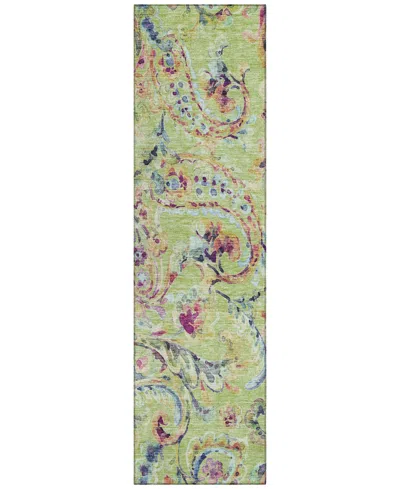 Addison Chantille Acn834 2'3"x7'6" Runner Area Rug In Sage