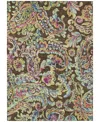 Addison Chantille Machine Washable Acn834 3'x5' Area Rug In Chocolate