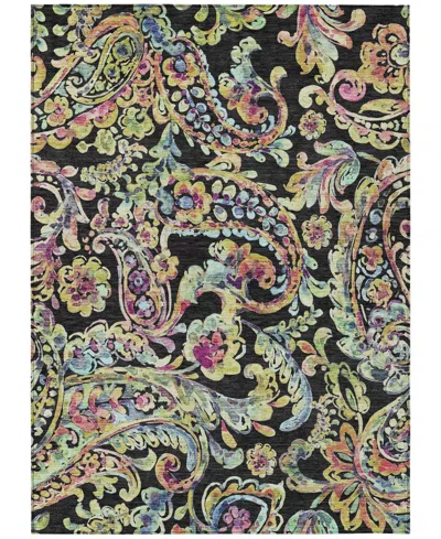 Addison Chantille Acn834 5'x7'6" Area Rug In Black