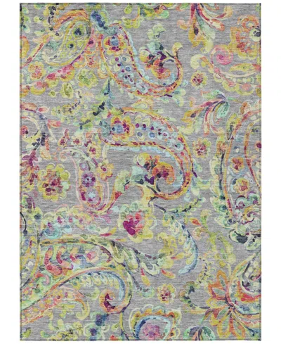 Addison Chantille Acn834 5'x7'6" Area Rug In Gray