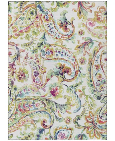 Addison Chantille Acn834 5'x7'6" Area Rug In Ivory