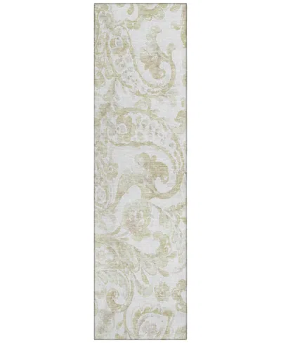 Addison Chantille Acn835 2'3"x7'6" Runner Area Rug In Beige