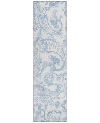Addison Chantille Acn835 2'3"x7'6" Runner Area Rug In Mist