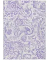 Addison Chantille Acn835 5'x7'6" Area Rug In Lavender