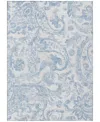 Addison Chantille Machine Washable Acn835 5'x7'6" Area Rug In Mist