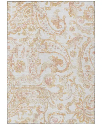 Addison Chantille Acn835 9'x12' Area Rug In Coral