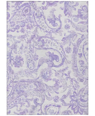Addison Chantille Acn835 9'x12' Area Rug In Lavender