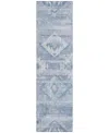 Addison Chantille Acn837 2'3"x7'6" Runner Area Rug In Blue