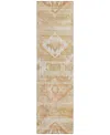 Addison Chantille Acn837 2'3"x7'6" Runner Area Rug In Copper