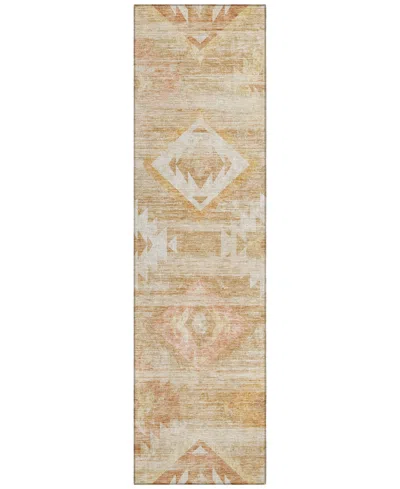 Addison Chantille Acn837 2'3"x7'6" Runner Area Rug In Copper