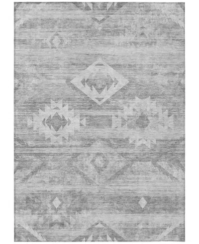 Addison Chantille Acn837 8'x10' Area Rug In Silver