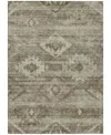 Addison Chantille Machine Washable Acn837 9'x12' Area Rug In Brown