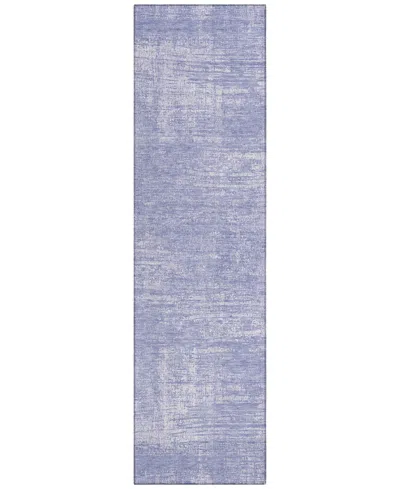 Addison Chantille Acn839 2'3"x7'6" Runner Area Rug In Lavender