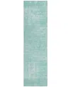 Addison Chantille Acn839 2'3"x7'6" Runner Area Rug In Turquoise