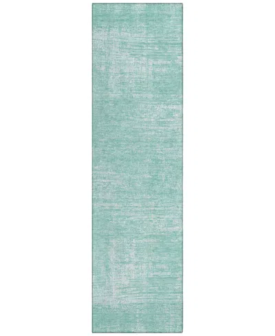 Addison Chantille Acn839 2'3"x7'6" Runner Area Rug In Turquoise