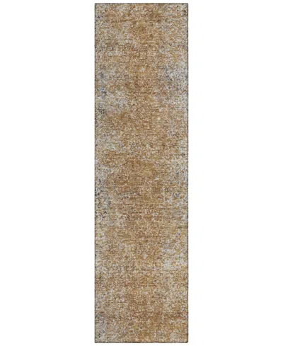 Addison Chantille Acn840 2'3"x7'6" Runner Area Rug In Terracotta