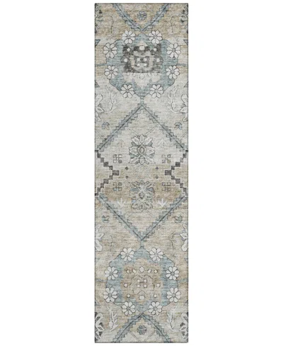 Addison Chantille Acn841 2'3"x7'6" Runner Area Rug In Beige