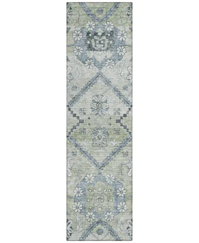 Addison Chantille Acn841 2'3"x7'6" Runner Area Rug In Sage