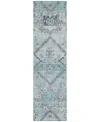 Addison Chantille Acn841 2'3"x7'6" Runner Area Rug In Teal