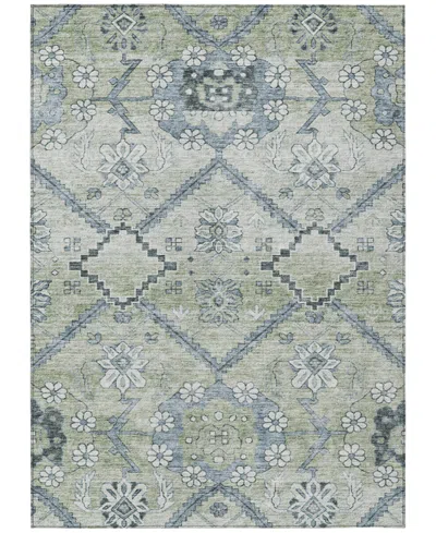 Addison Chantille Machine Washable Acn841 3'x5' Area Rug In Sage