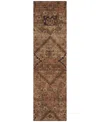 Addison Chantille Acn842 2'3"x7'6" Runner Area Rug In Paprika