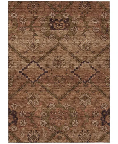 Addison Chantille Acn842 3'x5' Area Rug In Paprika