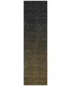 Addison Chantille Acn844 2'3"x7'6" Runner Area Rug In Chocolate