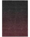 Addison Chantille Acn844 3'x5' Area Rug In Maroon