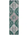 Addison Chantille Acn846 2'3"x7'6" Runner Area Rug In Jade