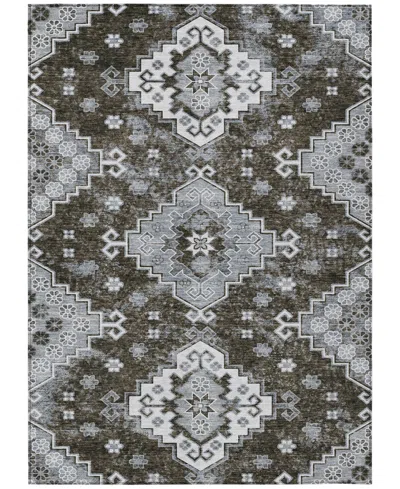 Addison Chantille Acn846 2'6"x3'10" Area Rug In Chocolate