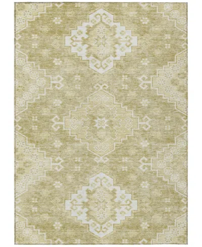 Addison Chantille Machine Washable Acn847 9'x12' Area Rug In Wheat
