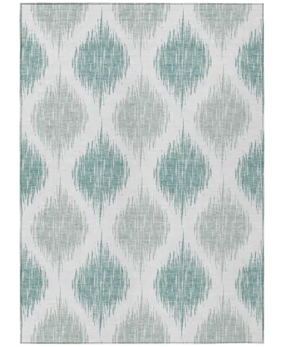 Addison Chantille Machine Washable Acn848 8'x10' Area Rug In Aqua