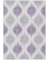 Addison Chantille Acn848 8'x10' Area Rug In Lavender