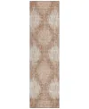 Addison Chantille Acn849 2'3"x7'6" Runner Area Rug In Coral