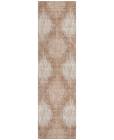 Addison Chantille Acn849 2'3"x7'6" Runner Area Rug In Coral