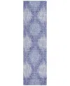 Addison Chantille Acn849 2'3"x7'6" Runner Area Rug In Denim