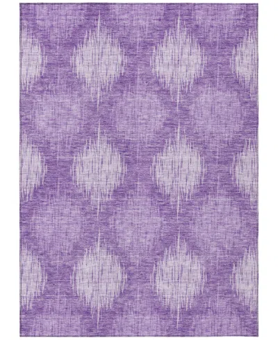 Addison Chantille Acn849 5'x7'6" Area Rug In Plum