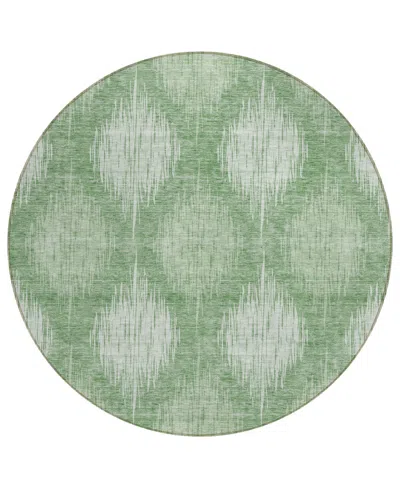 Addison Chantille Acn849 8' Round Area Rug In Mint