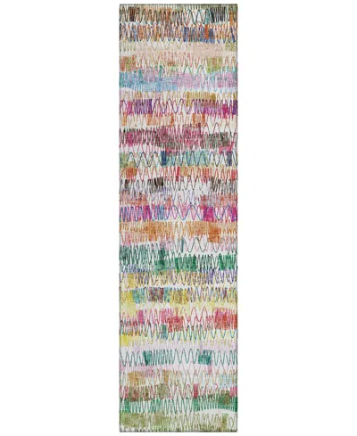 Addison Chantille Acn850 2'3"x7'6" Runner Area Rug In Green