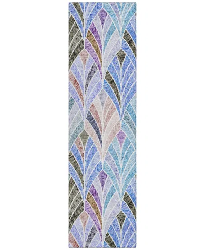 Addison Chantille Acn851 2'3"x7'6" Runner Area Rug In Blue
