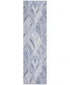 Addison Chantille Acn851 2'3"x7'6" Runner Area Rug In Denim