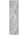 Addison Chantille Acn851 2'3"x7'6" Runner Area Rug In Gray